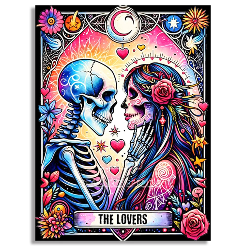 “Have a Day You Deserve” Skeleton - 5D Diamond Painting Kit