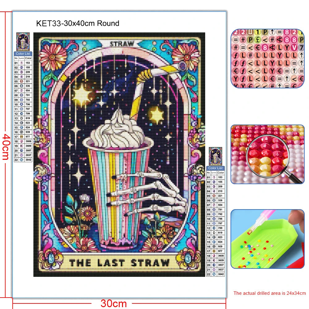 “Have a Day You Deserve” Skeleton - 5D Diamond Painting Kit