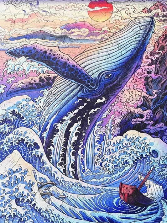 Majestic Whale - 5D Diamond Painting Kit