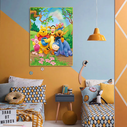 Winnie the Pooh and Friends - 5D Diamond Painting Kit