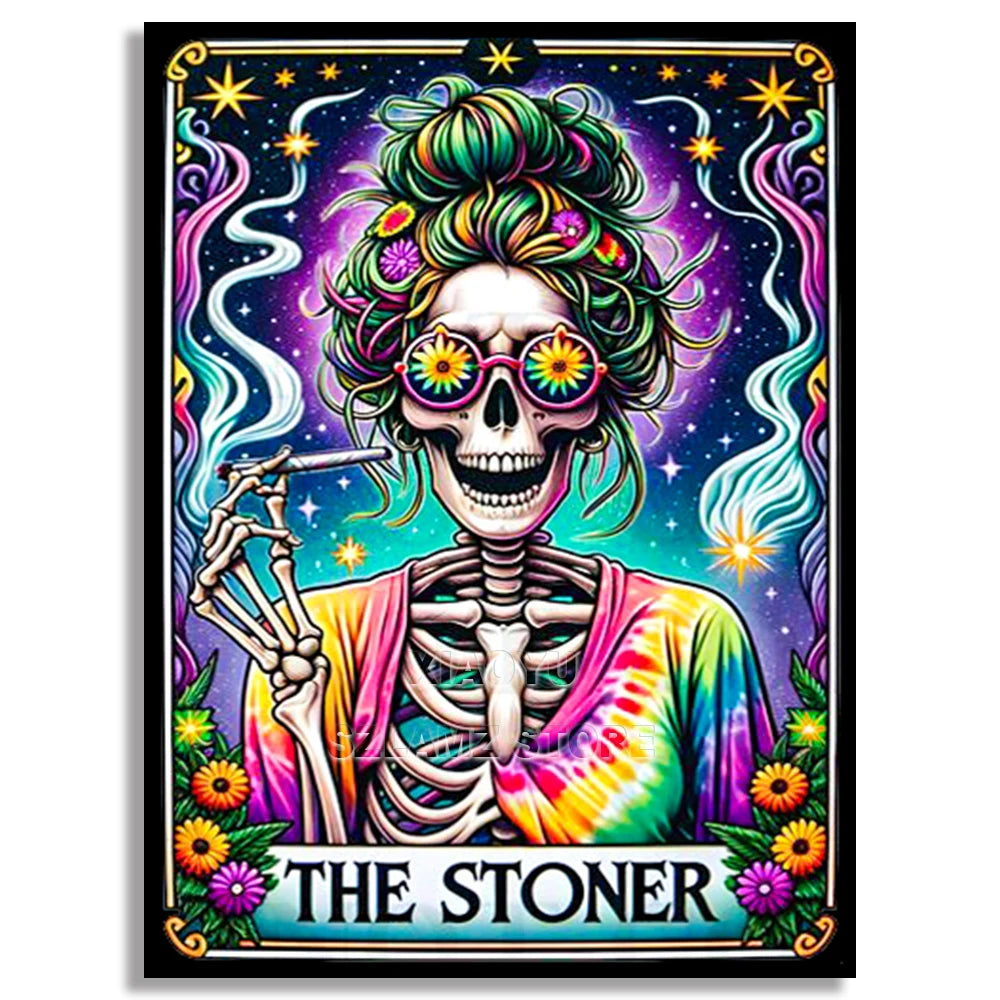 “Have a Day You Deserve” Skeleton - 5D Diamond Painting Kit
