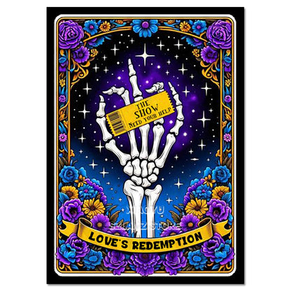 Drama Queen Skeleton - 5D Diamond Painting Kit