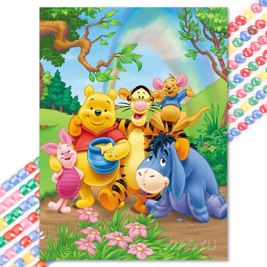 Winnie the Pooh and Friends - 5D Diamond Painting Kit