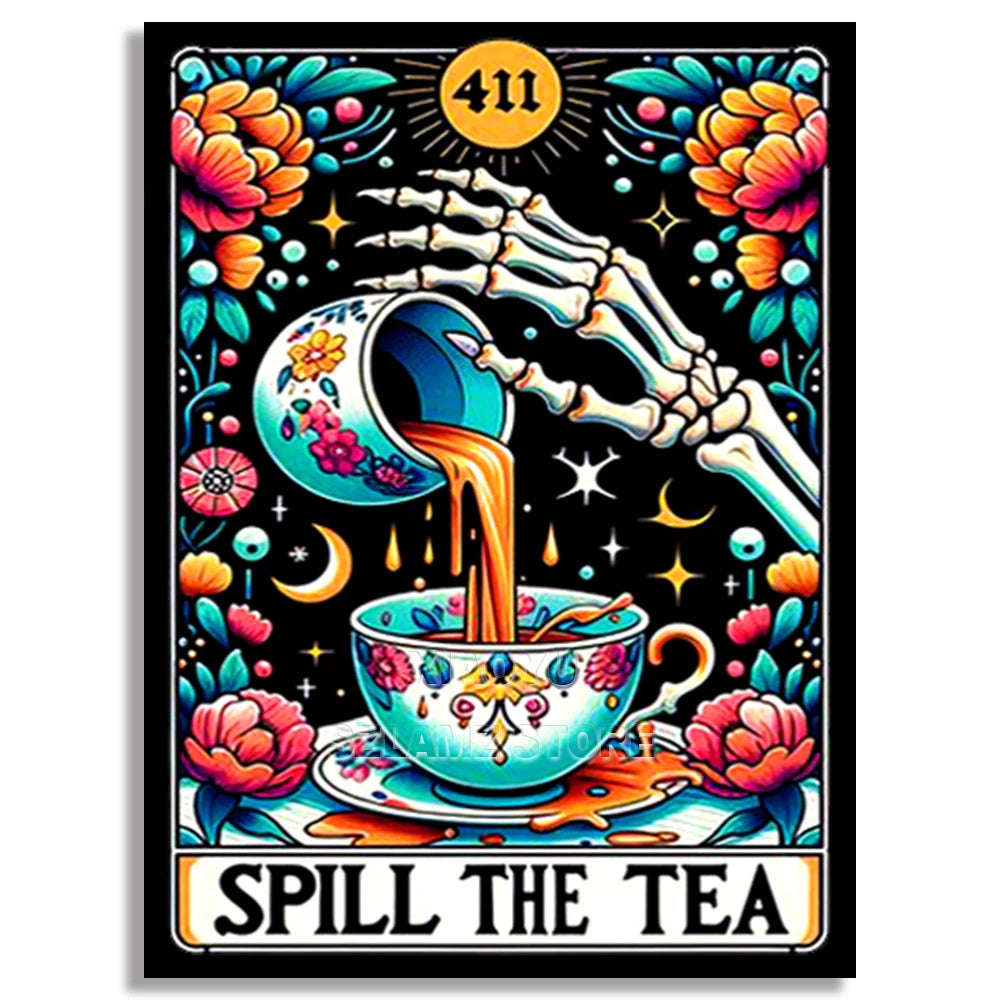 “Have a Day You Deserve” Skeleton - 5D Diamond Painting Kit