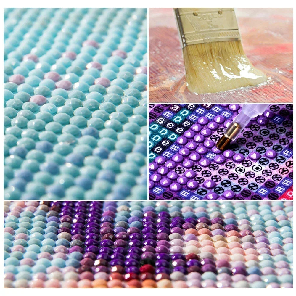 DIY 5D Diamond Painting Landscape Forest Art Rhinestone Picture Full Circle Mosaic Cross Stitch Kits Home Decor Hobby Gift