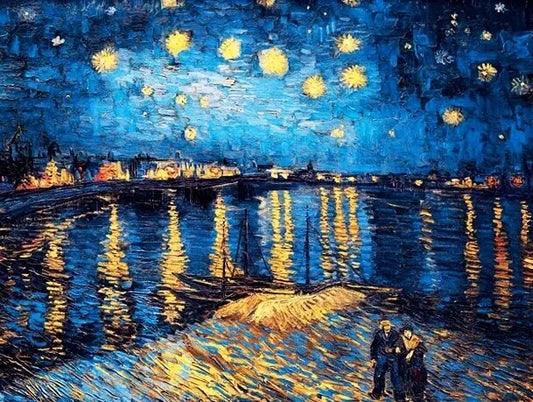 Starry Night Over the Rhône - 5D Diamond Painting Kit