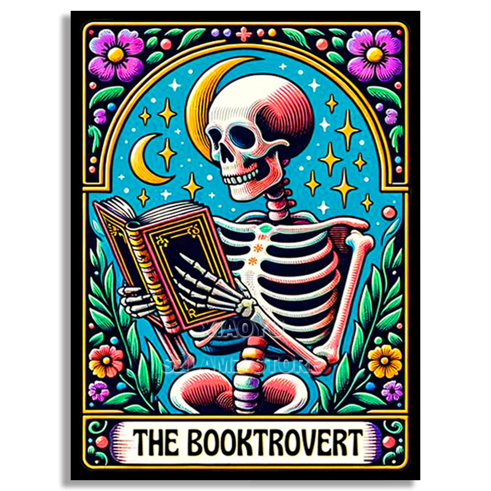 “Have a Day You Deserve” Skeleton - 5D Diamond Painting Kit