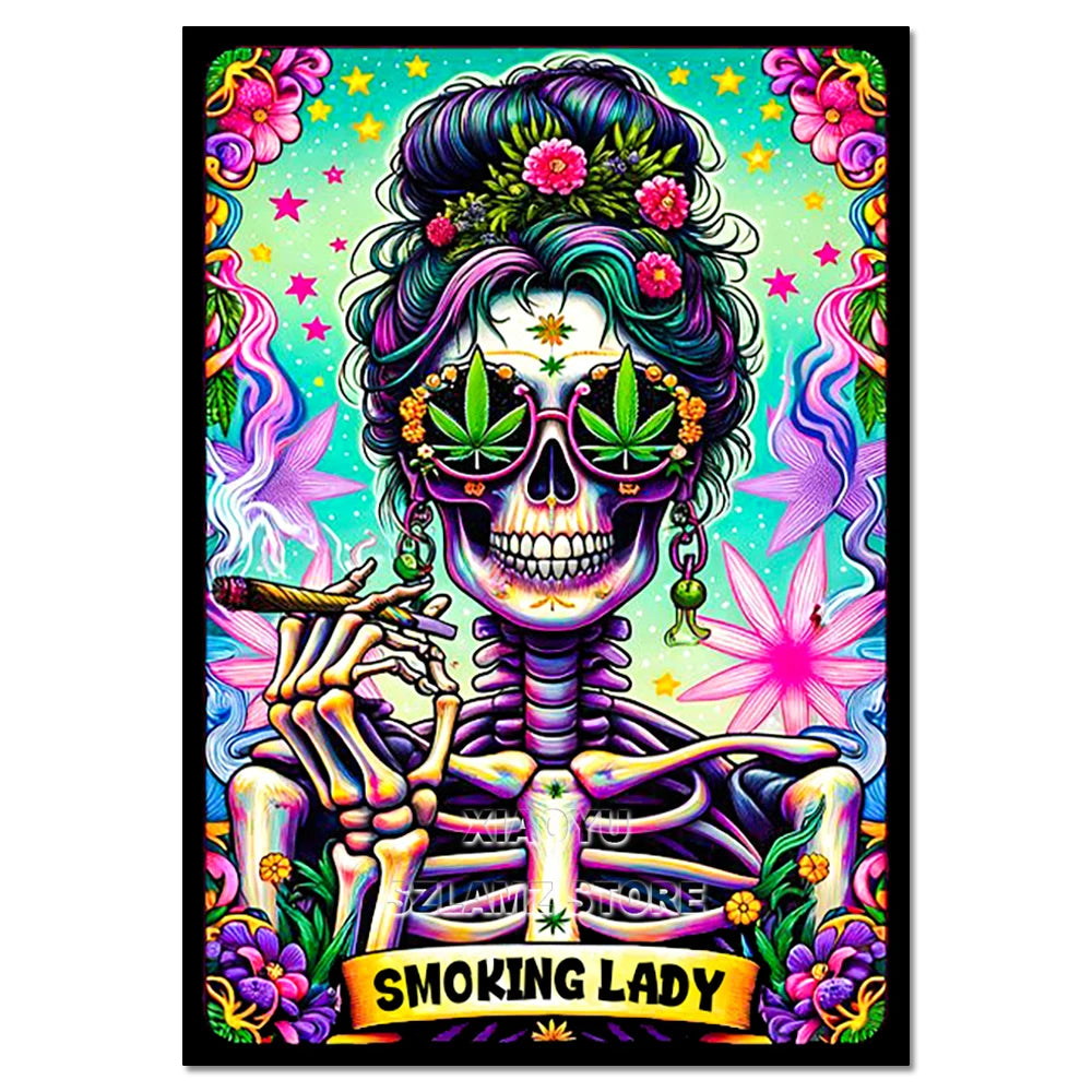 “Have a Day You Deserve” Skeleton - 5D Diamond Painting Kit
