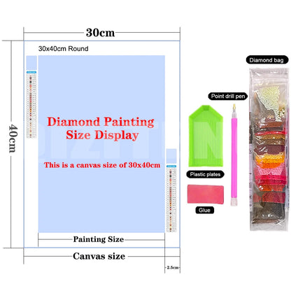 Almond Blossom - 5D Diamond Painting Kit