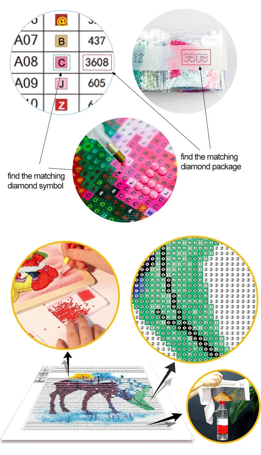 Midnight Sakura Castle - 5D Diamond Painting Kit