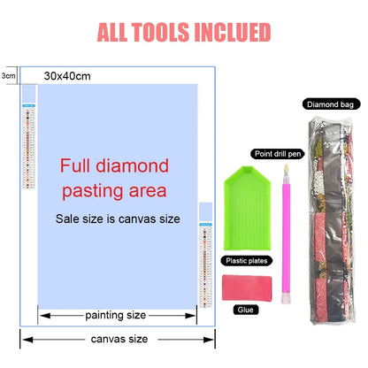 “Have a Day You Deserve” Skeleton - 5D Diamond Painting Kit