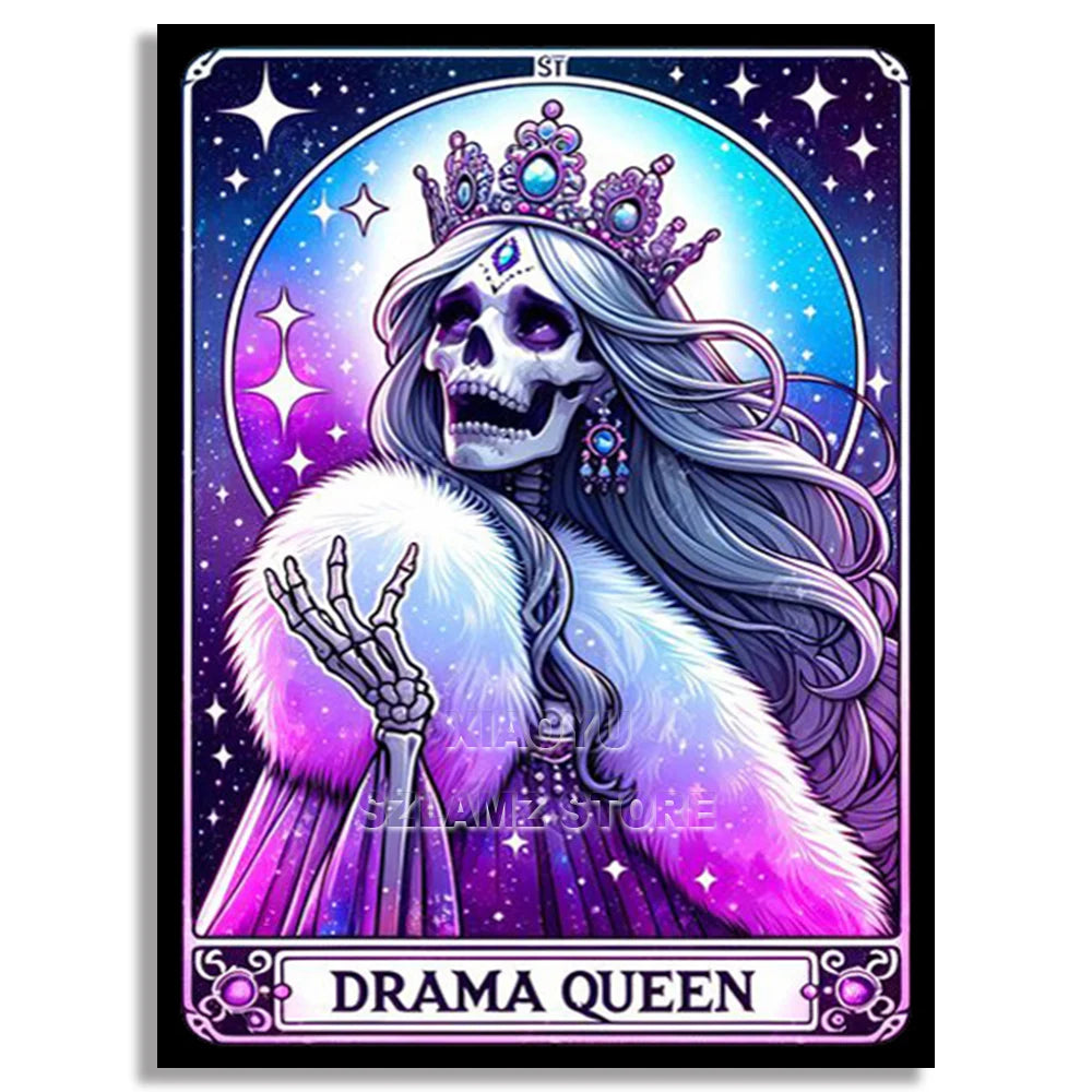 “Have a Day You Deserve” Skeleton - 5D Diamond Painting Kit