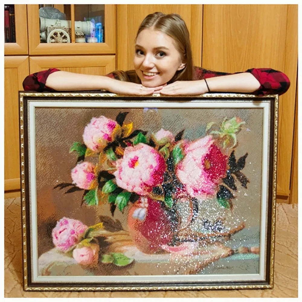 Fox and Hound - 5D Snow White Diamond Painting Kit