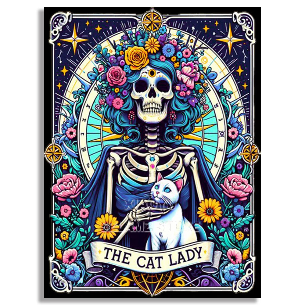 “Have a Day You Deserve” Skeleton - 5D Diamond Painting Kit