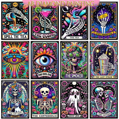 “Have a Day You Deserve” Skeleton - 5D Diamond Painting Kit