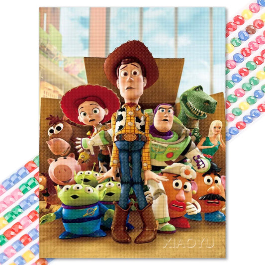 Toy Crew in Action – Disney 5D Diamond Painting Kit